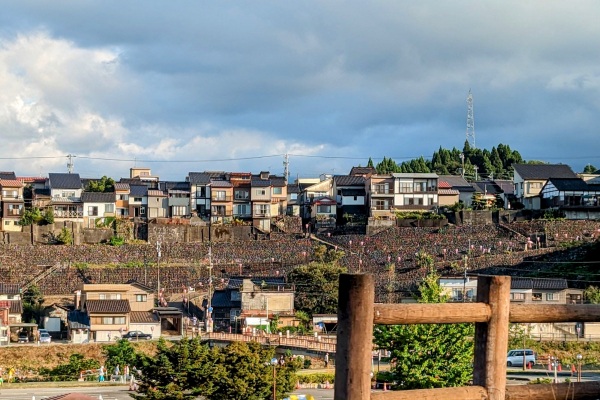 坂の上の町まで移動