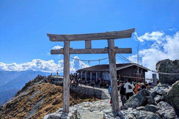 立山（雄山）山頂（標高3,003ｍ）